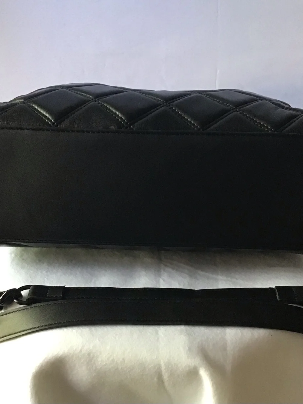 465 Steve Madden Black Quilted Top-Handle Shoulder Bag - Designer-Inspired